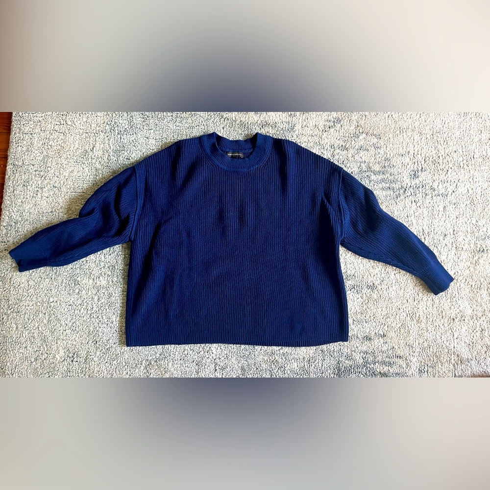 100% Cotton Fisherman style Sweater- M